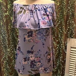 NWT Floral Off-Shoulder Top
